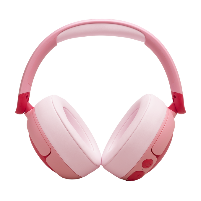 JBL Junior 470NC - Pink - Wireless over-ear noise cancelling kids headphones - Back image number null